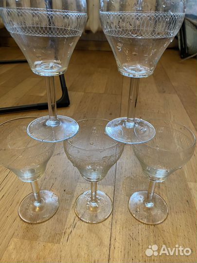 Фужеры хрустальные СССР