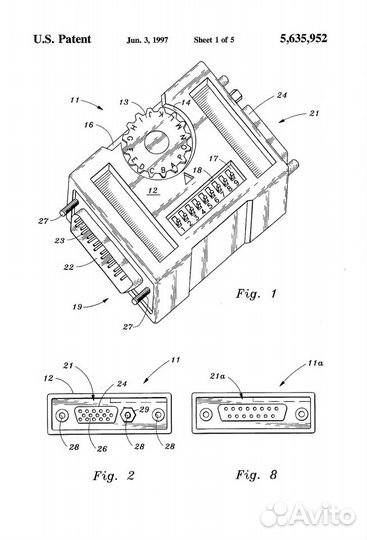 Macintosh II / LC III 25-pin to VGA adapter