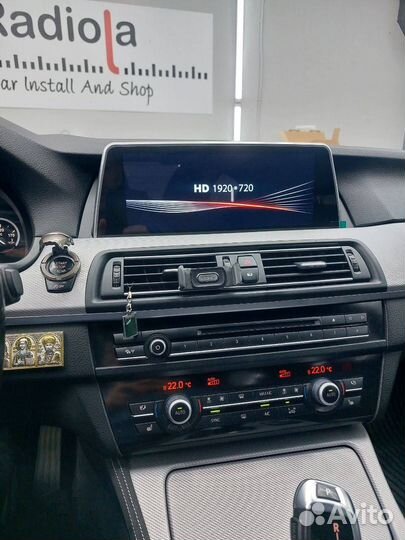 Штатный Монитор BMW 5 F10, 2012+ NBT Android 12