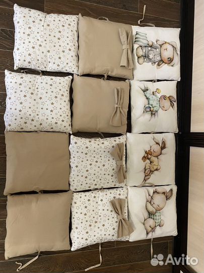 Бортики в детскую кроватку