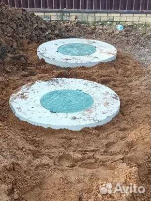 Септик из бетонных колец