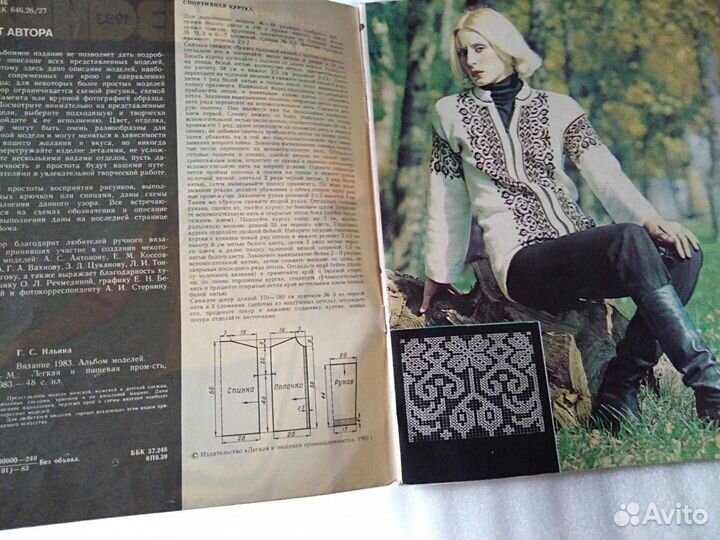 Альбом Вязание 1983 год