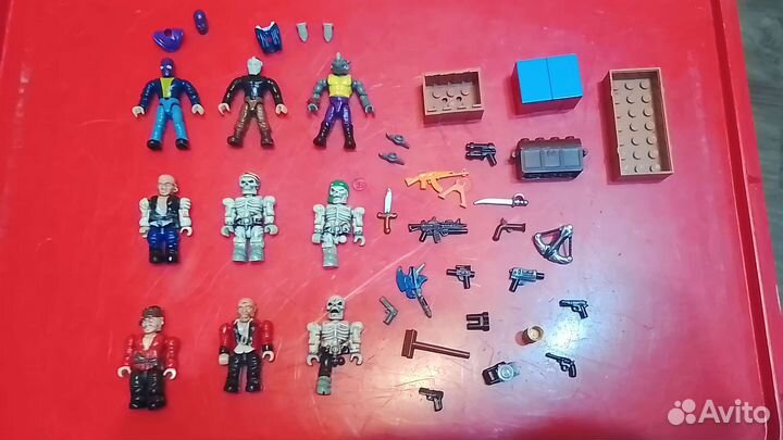 Фигурки MegaBlocks и Лего транспорт, Лего оружие