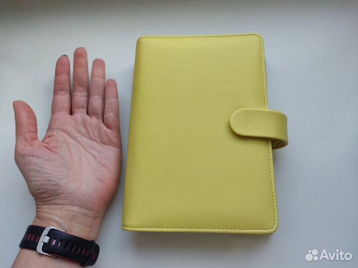 Ежедневник на 6 кольцах, А6, Love Doki, экокожа