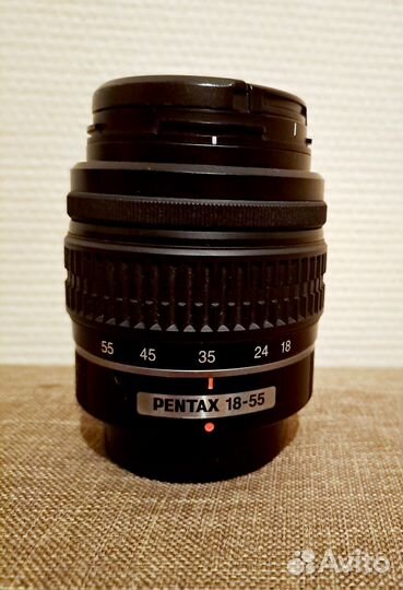 Объектив Pentax kit SMC DAL 3,5-5,6 18-55 мм