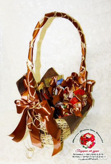 Подарочная Корзина с орехами и сухофруктами