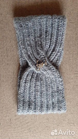 Комплекты ручной работы: снуд и повязка-чалма