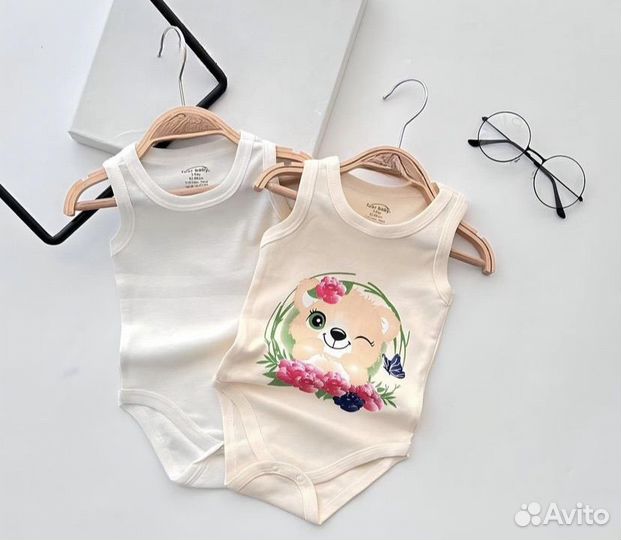 Боди в белом цвете