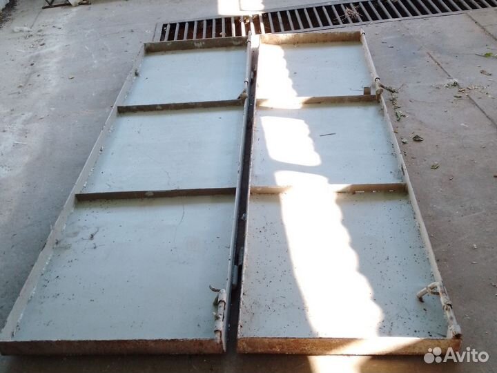 Ворота гаражные металлические бу