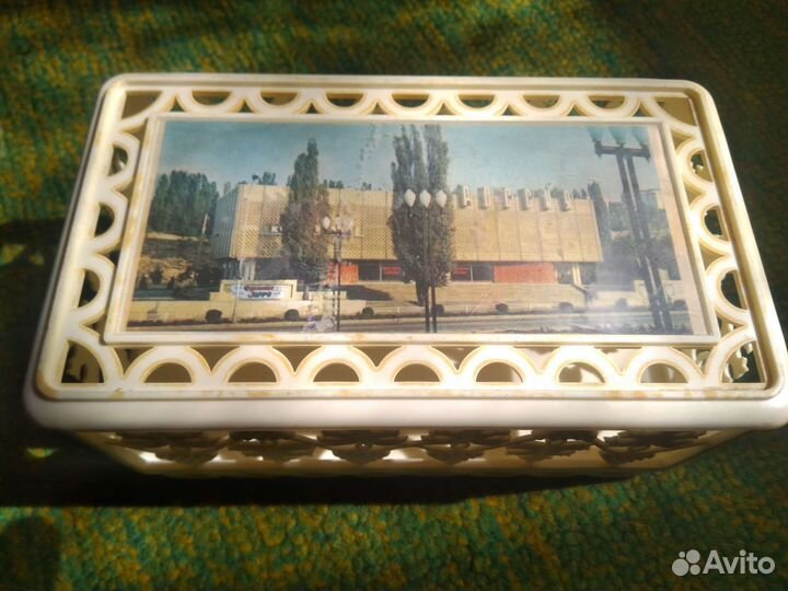 Шкатулка пластиковая СССР