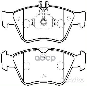 Колодки тормозные MB W210 96- перед. HP5195 HSB