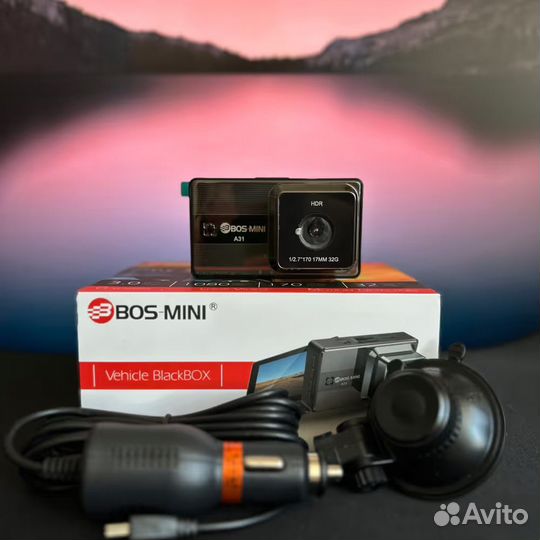 Видеорегистратор boss mini A31, Full HD, Микрофон (Арт.52461)