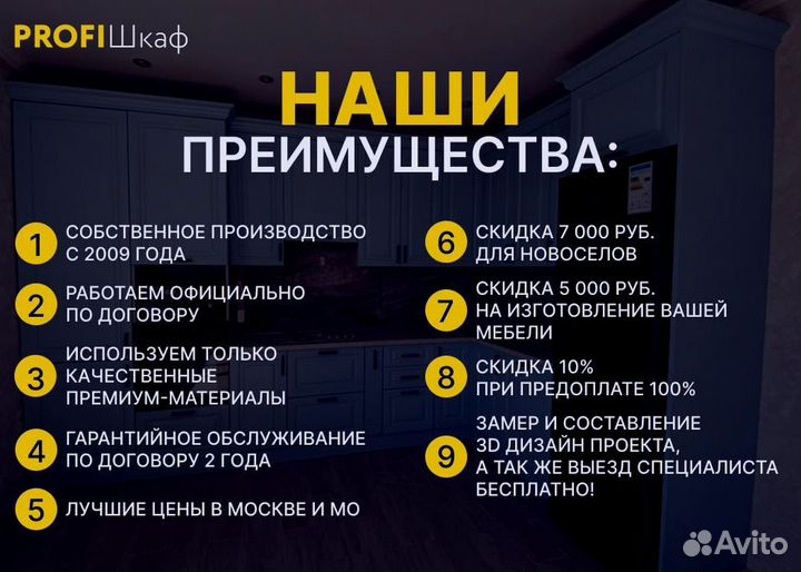 Кухня на заказ. Доставка и сборка