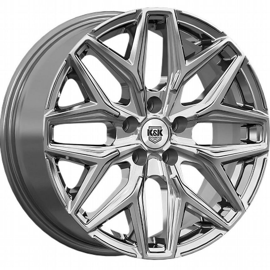 Диски K&K Ариус 7x17 5x108 ET38 D65.1 Дарк платинум