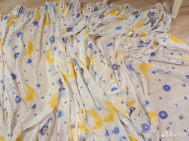 Шторы тюль (2 штуки) 280/255