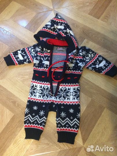 Вязанный комбинезон