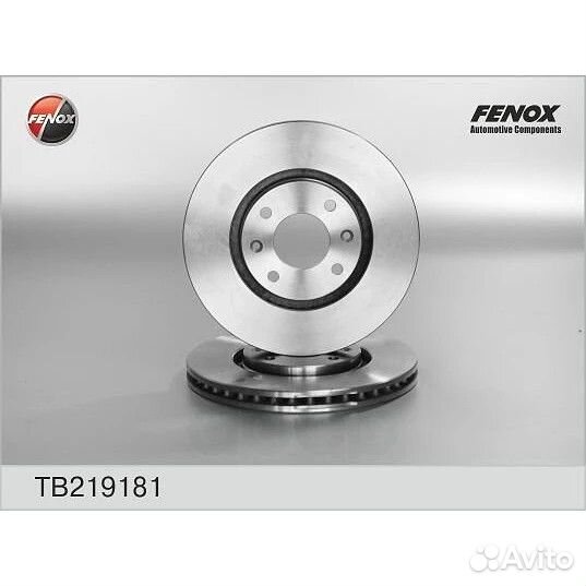 Диск тормозной передний Fenox TB219181