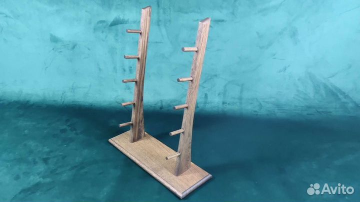 Подставка дубовая для 5 ножей