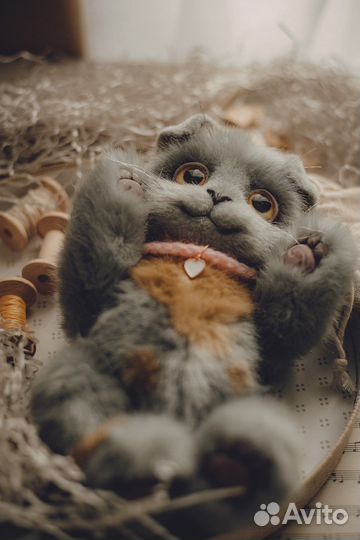 Котенок игрушка ручной работы