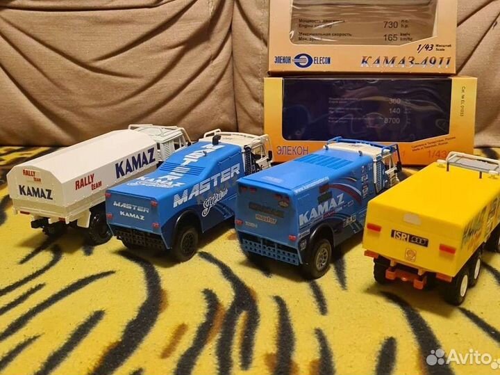 Коллекция Камазов Ралли 1:43 Элекон