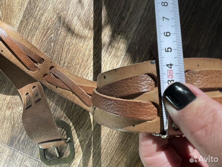 Ремень sisley натуральная кожа