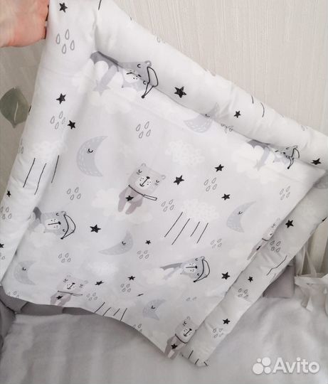 Бортики на детскую кроватку