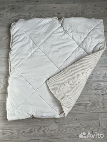 Конверт утепленный зимний вязаный