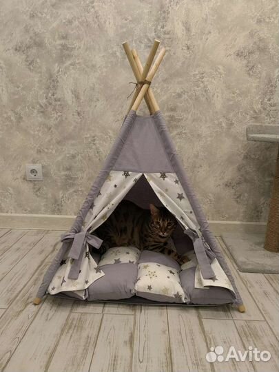 Домик для кошек и собак Вигвам