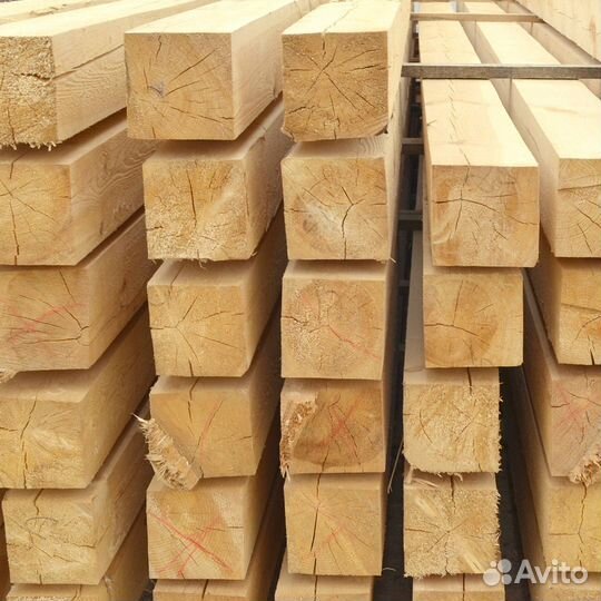 Строганный брус 90х90х6000мм, гост, опт