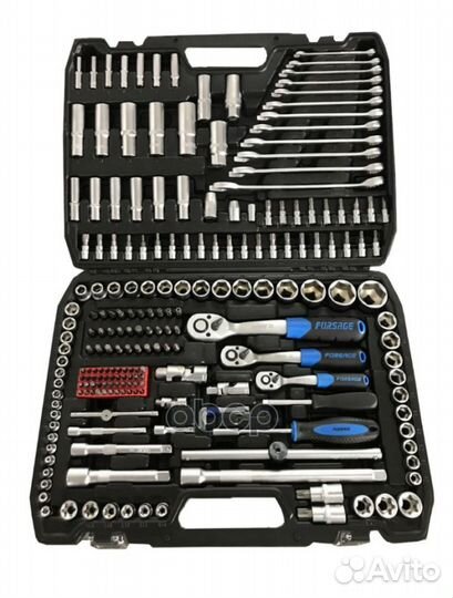 Forsage Набор инструментов 216 пр: 1/4 inch, 3