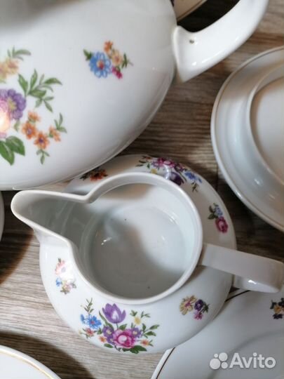 Чайный сервиз ГДР Фрайбергер