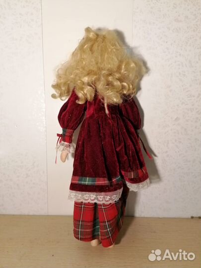 Кукла фарфоровая коллекционная большая