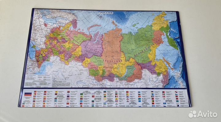 Карта мира, подкладка на стол, для занятий