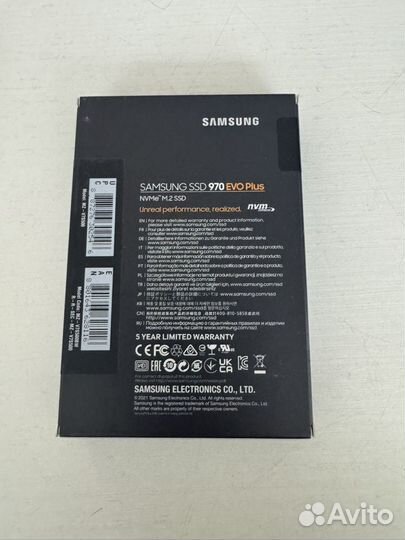 Ssd Samsung 970 evo plus 500gb