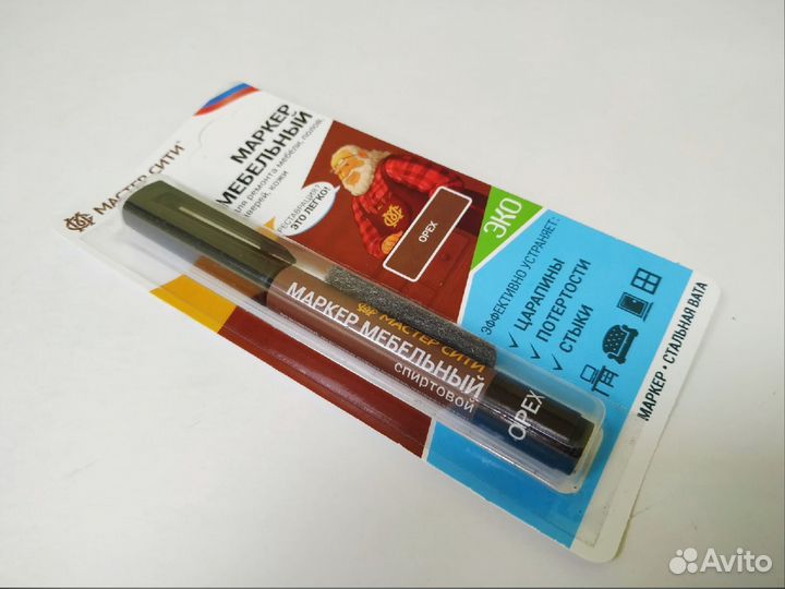 Маркер для мебели спиртовой, цвет Орех