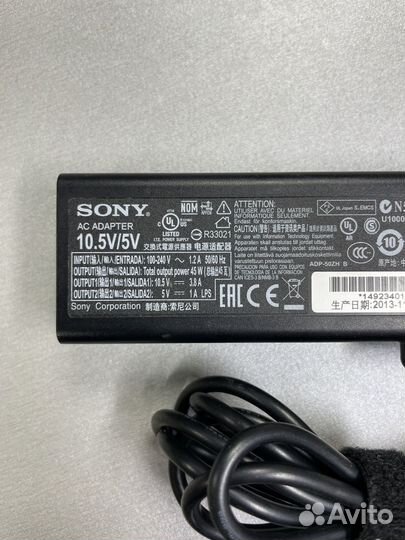 Блок питания Sony Vaio 10.5V 3.8A (4.8x1.7mm) 40W