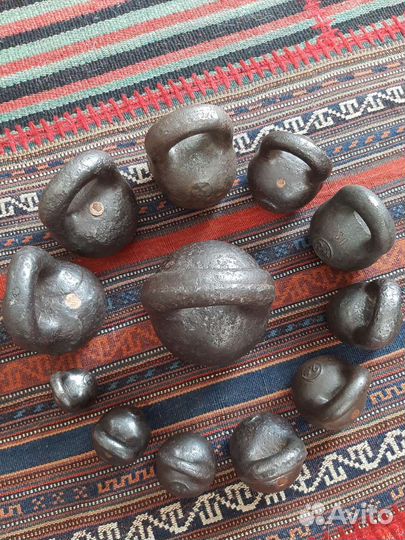 Гирьки царских времен.чугун