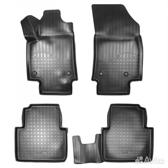 Ковры Opel Crossland X 3D 2017 салон