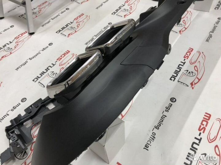 Обвес Mercedes Benz GLC стиль 63 AMG хром насадки