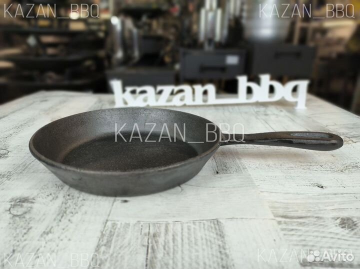 Сковорода чугунная с ручкой