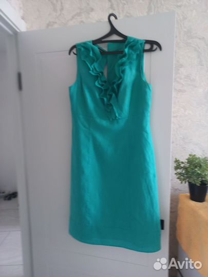 Платье лен 48