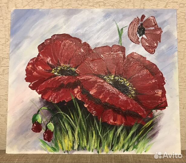 Картина холст акрил