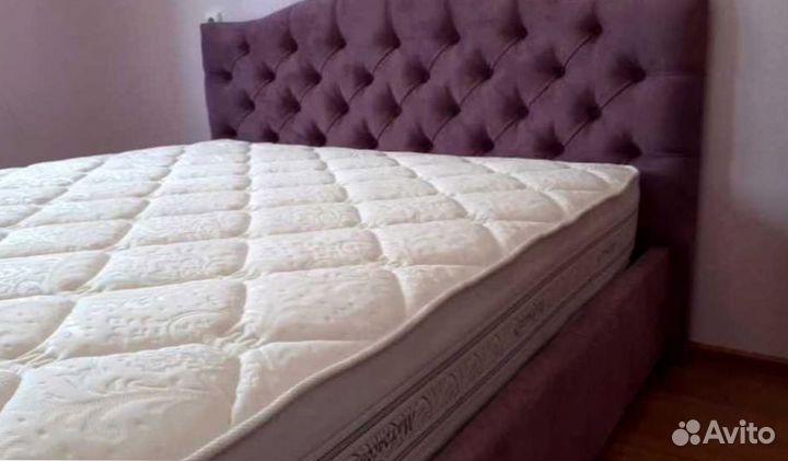 Матрас двуспальный жесткий от фабрики