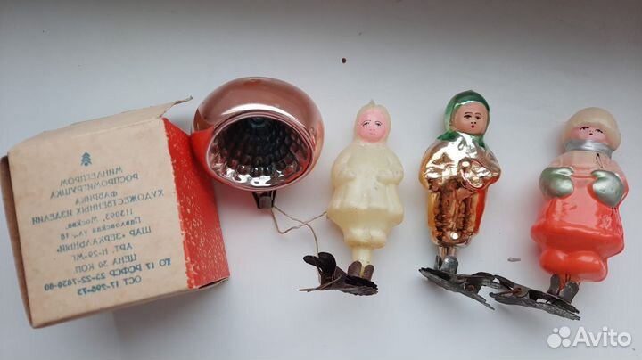 Елочные игрушки СССР
