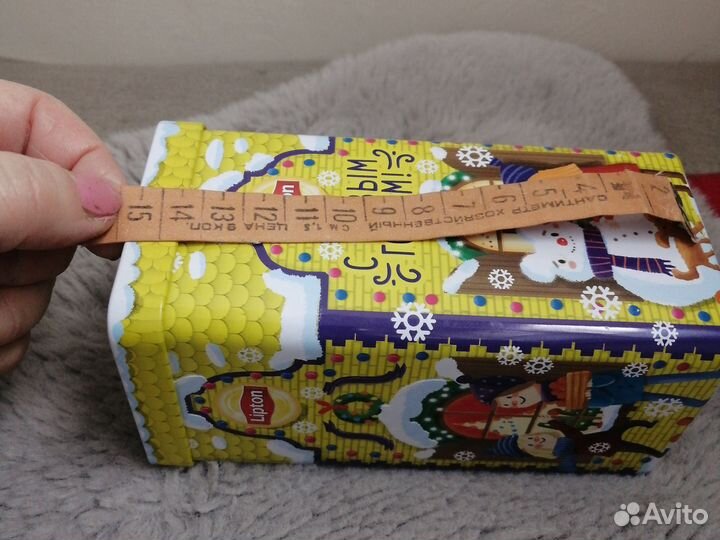 Жестяная банка для чая