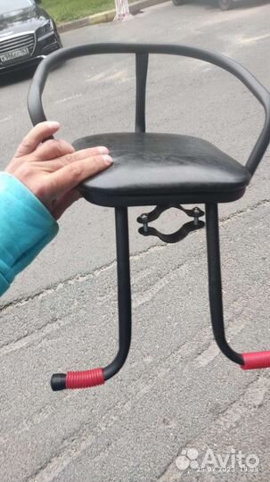 Детское кресло на раму велосипеда