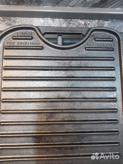 Чугунный противень решетка гриль usa США Lodge
