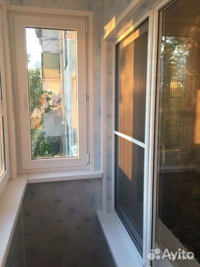 Французский балкон пластиковый в 5 этажку