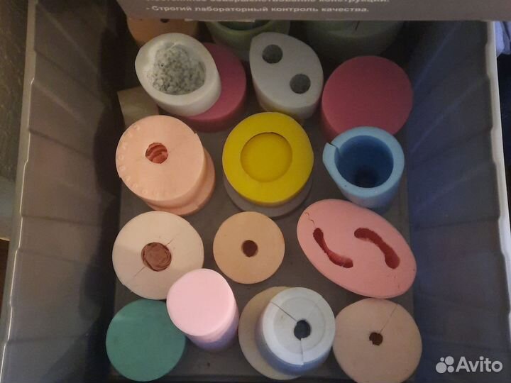 Силиконовые формы для мыла одним лотом