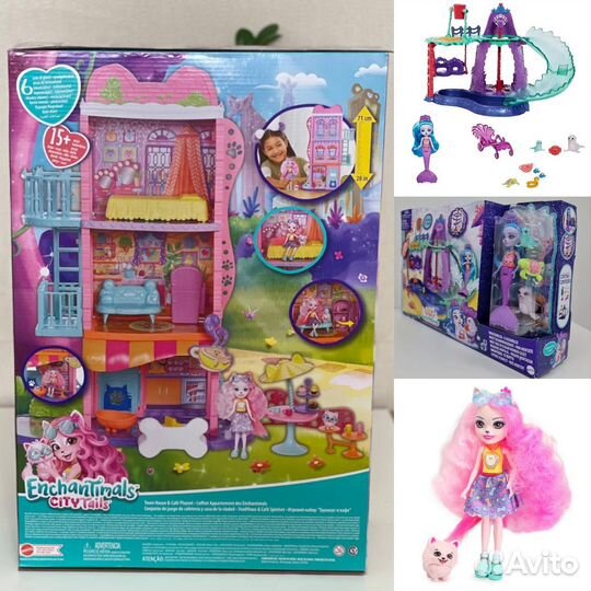 Enchantimals Большой аквапарк, Таунхаус, Черепаши